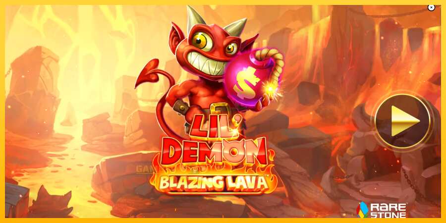 Aparaat Lil Demon Blazing Lava - mäng päris raha eest, pilt 1