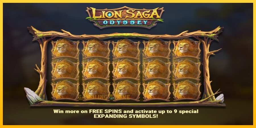 Aparaat Lion Saga Odyssey - mäng päris raha eest, pilt 3