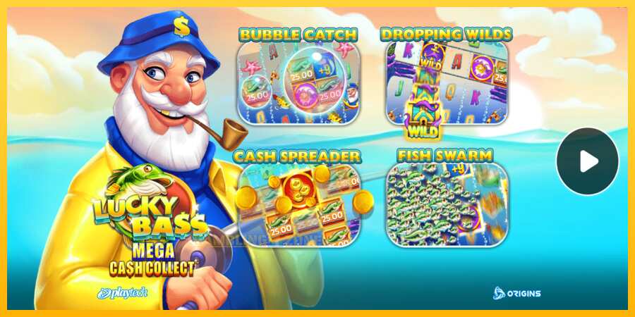 Aparaat Lucky Bass Mega Cash Collect - mäng päris raha eest, pilt 1