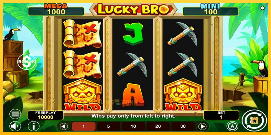 Aparaat Lucky Bro Hold & Win - mäng päris raha eest, pilt 2