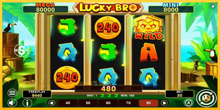 Aparaat Lucky Bro Hold & Win - mäng päris raha eest, pilt 3