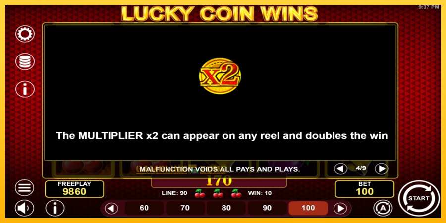 Aparaat Lucky Coin Wins - mäng päris raha eest, pilt 7