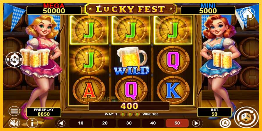 Aparaat Lucky Fest Hold & Win - mäng päris raha eest, pilt 2