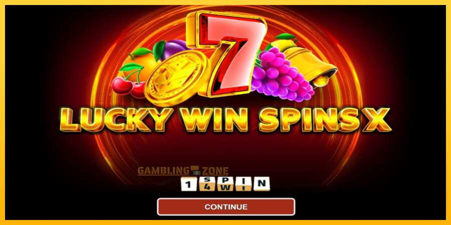 Aparaat Lucky Win Spins X - mäng päris raha eest, pilt 1