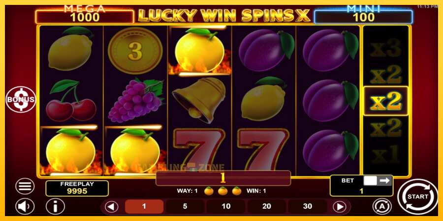 Aparaat Lucky Win Spins X - mäng päris raha eest, pilt 3