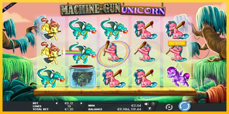 Aparaat Machine Gun Unicorn - mäng päris raha eest, pilt 2