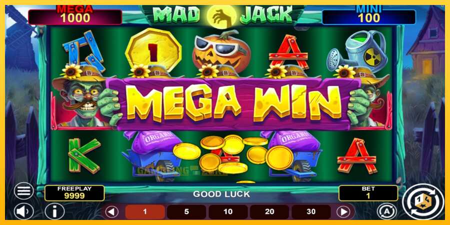 Aparaat Mad Jack Hold & Win - mäng päris raha eest, pilt 2