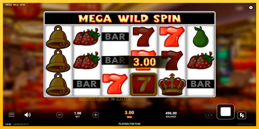 Aparaat Mega Wild Spin - mäng päris raha eest, pilt 2