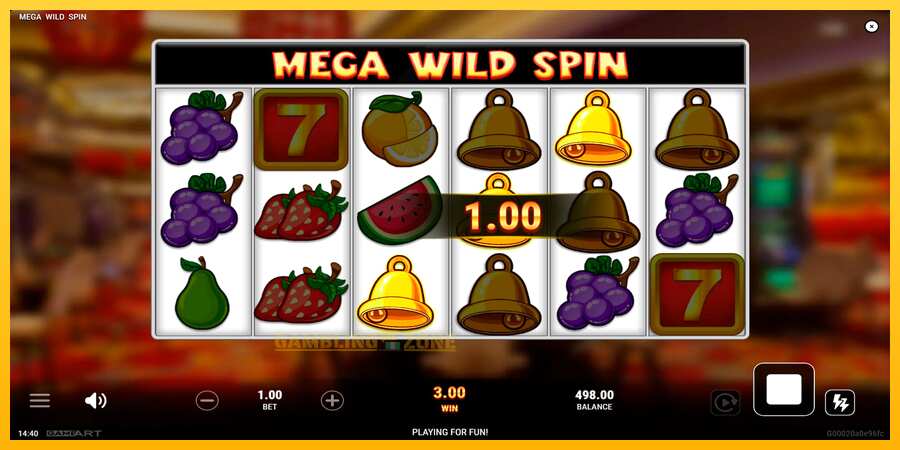 Aparaat Mega Wild Spin - mäng päris raha eest, pilt 3