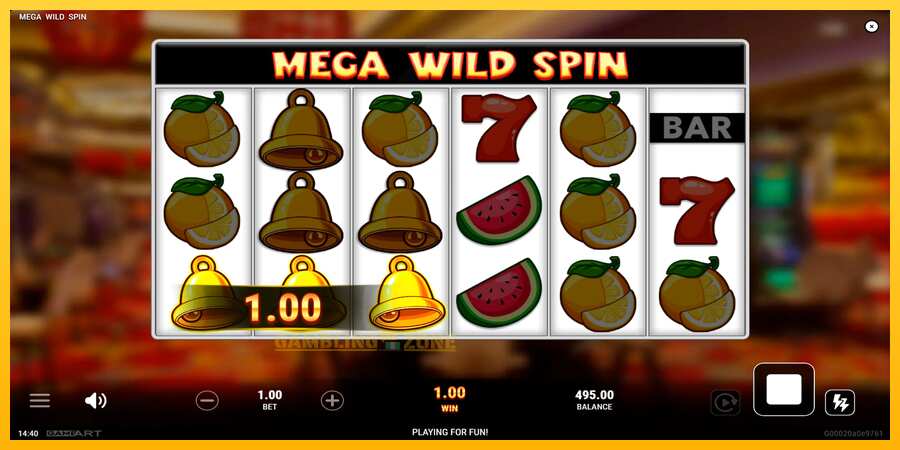 Aparaat Mega Wild Spin - mäng päris raha eest, pilt 4