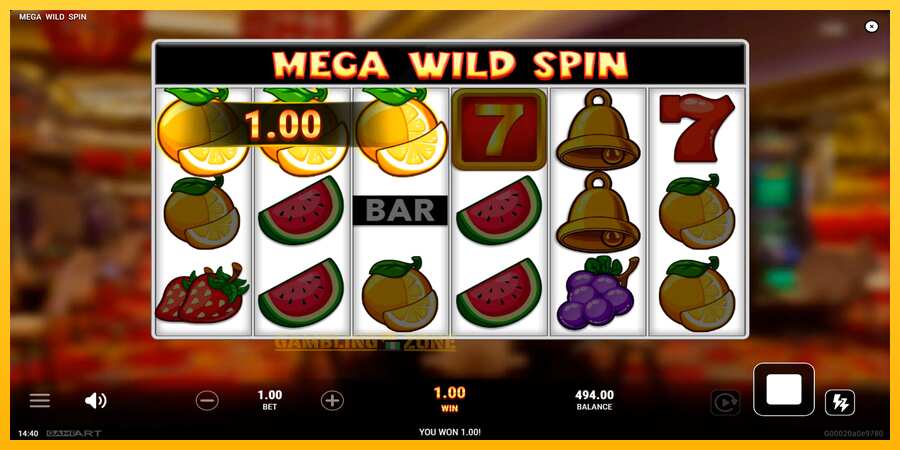 Aparaat Mega Wild Spin - mäng päris raha eest, pilt 5