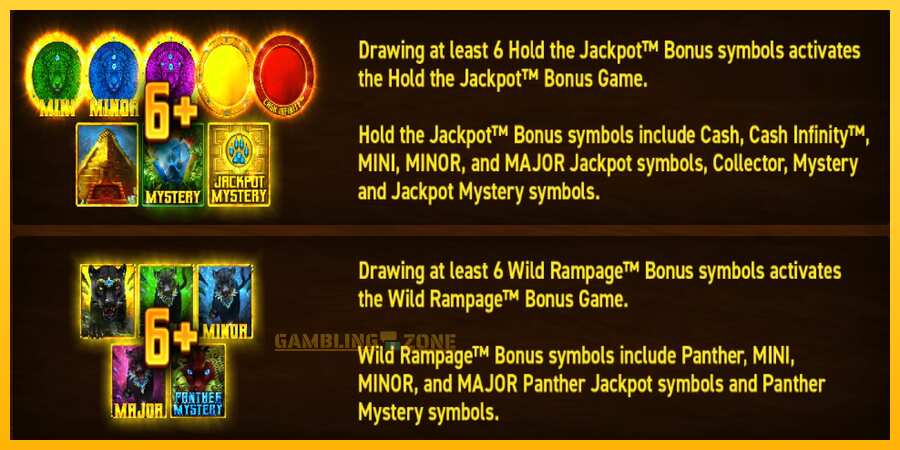 Aparaat Mighty Wild: Panther Grand Diamond Edition Halloween Jackpots - mäng päris raha eest, pilt 3