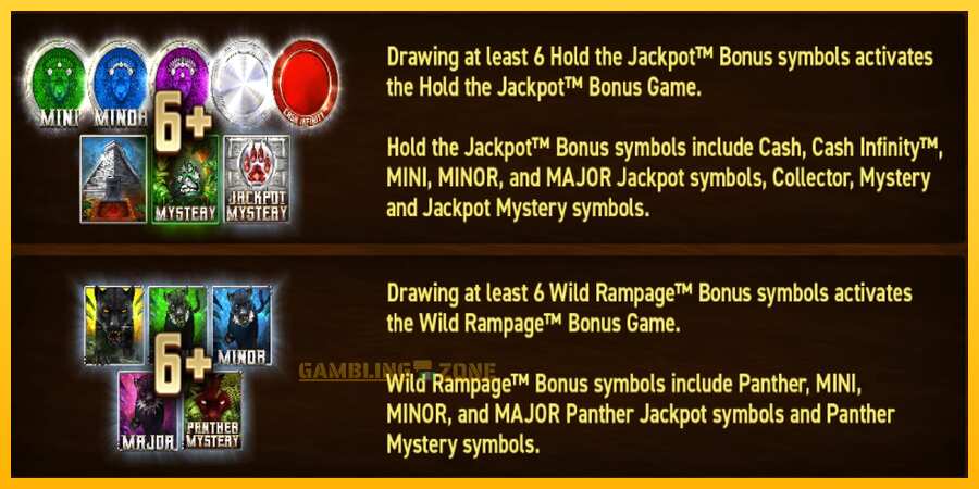 Aparaat Mighty Wild: Panther Grand Platinum Edition Halloween Jackpots - mäng päris raha eest, pilt 4