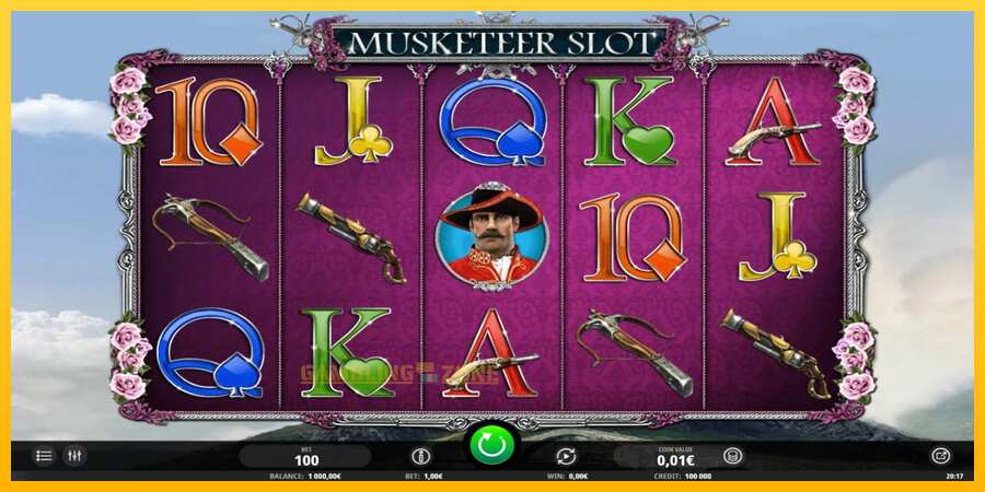 Aparaat Musketeer Slot - mäng päris raha eest, pilt 2