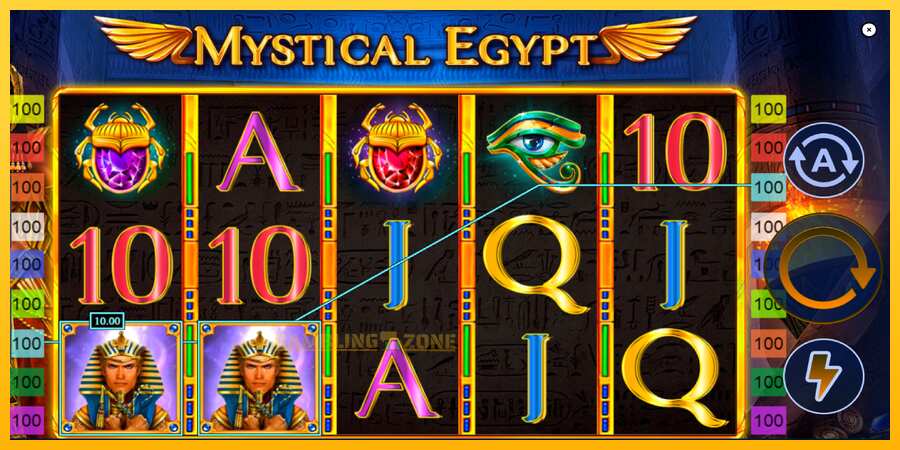 Aparaat Mystical Egypt - mäng päris raha eest, pilt 3