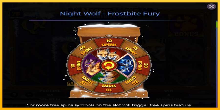 Aparaat Night Wolf - Frostbite Fury - mäng päris raha eest, pilt 4