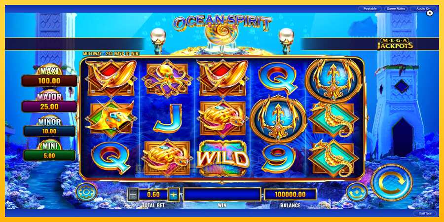 Aparaat Ocean Spirit MegaJackpots - mäng päris raha eest, pilt 3