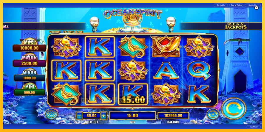 Aparaat Ocean Spirit MegaJackpots - mäng päris raha eest, pilt 6