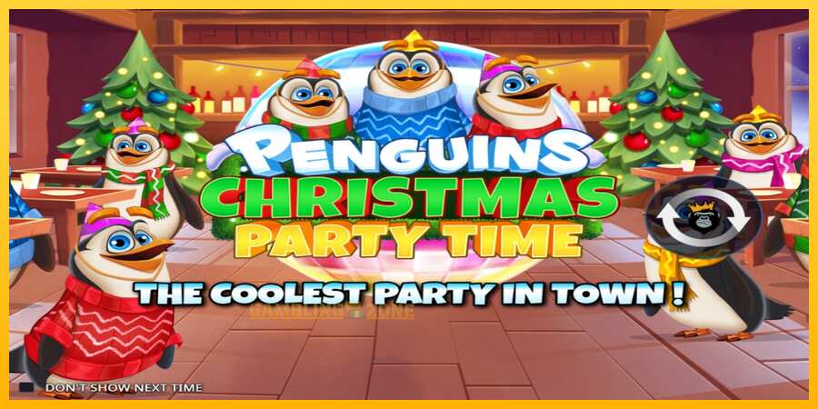 Aparaat Penguins Christmas Party Time - mäng päris raha eest, pilt 1