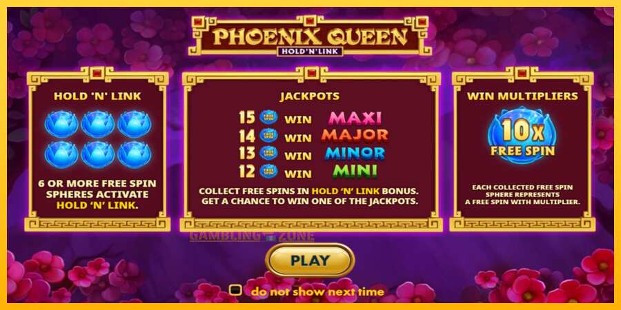 Aparaat Phoenix Queen Hold N Link - mäng päris raha eest, pilt 1