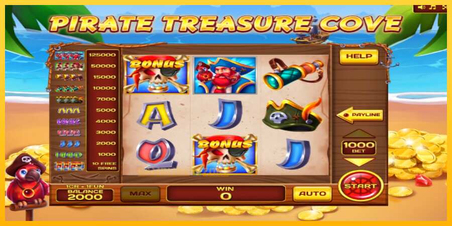 Aparaat Pirate Treasure Cove Pull Tabs - mäng päris raha eest, pilt 4