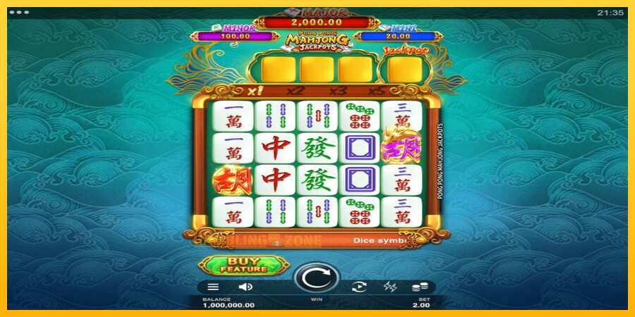 Aparaat Pong Pong Mahjong Jackpots - mäng päris raha eest, pilt 1