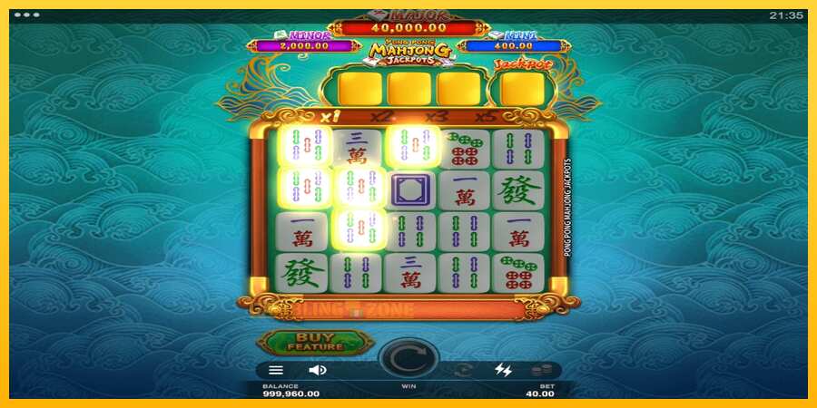 Aparaat Pong Pong Mahjong Jackpots - mäng päris raha eest, pilt 2