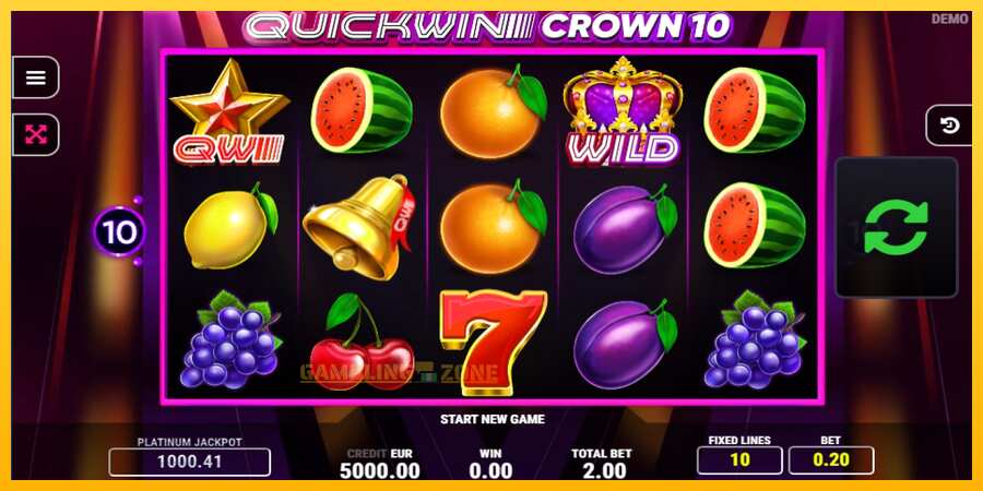 Aparaat Quick Win Crown 10 - mäng päris raha eest, pilt 1