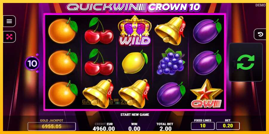 Aparaat Quick Win Crown 10 - mäng päris raha eest, pilt 2