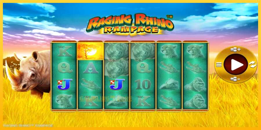 Aparaat Raging Rhino Rampage - mäng päris raha eest, pilt 3