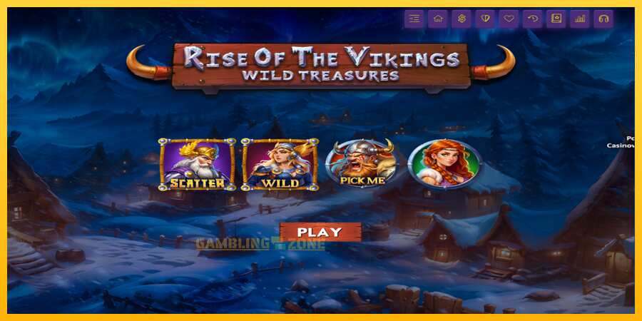 Aparaat Rise of The Vikings - Wild Treasures - mäng päris raha eest, pilt 1