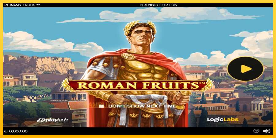 Aparaat Roman Fruits - mäng päris raha eest, pilt 1