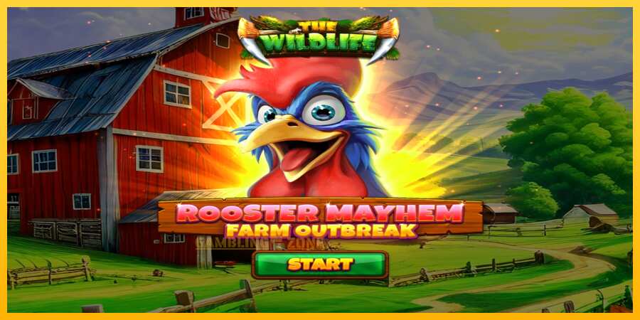 Aparaat Rooster Mayhem Farm Outbreak - mäng päris raha eest, pilt 1