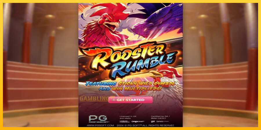 Aparaat Rooster Rumble - mäng päris raha eest, pilt 1