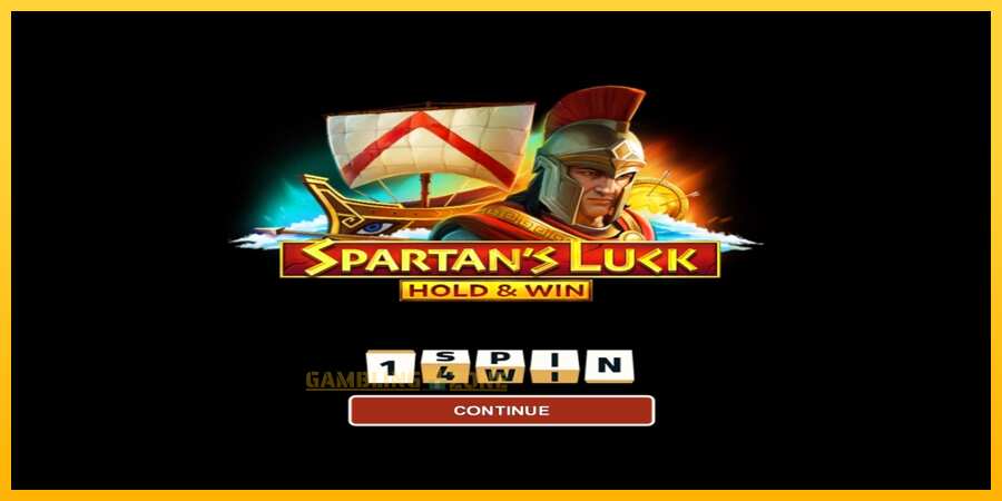 Aparaat Spartans Luck Hold & Win - mäng päris raha eest, pilt 1