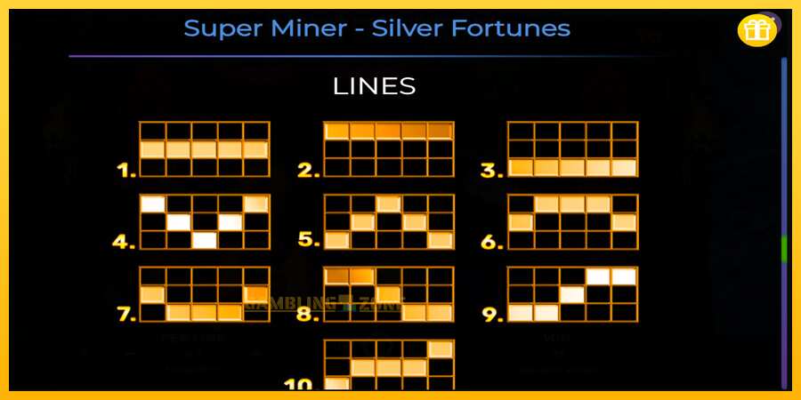 Aparaat Super Miner Silver Fortunes - mäng päris raha eest, pilt 7