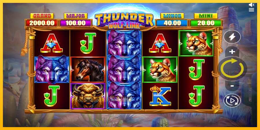 Aparaat Thunder Wolf Link - mäng päris raha eest, pilt 1