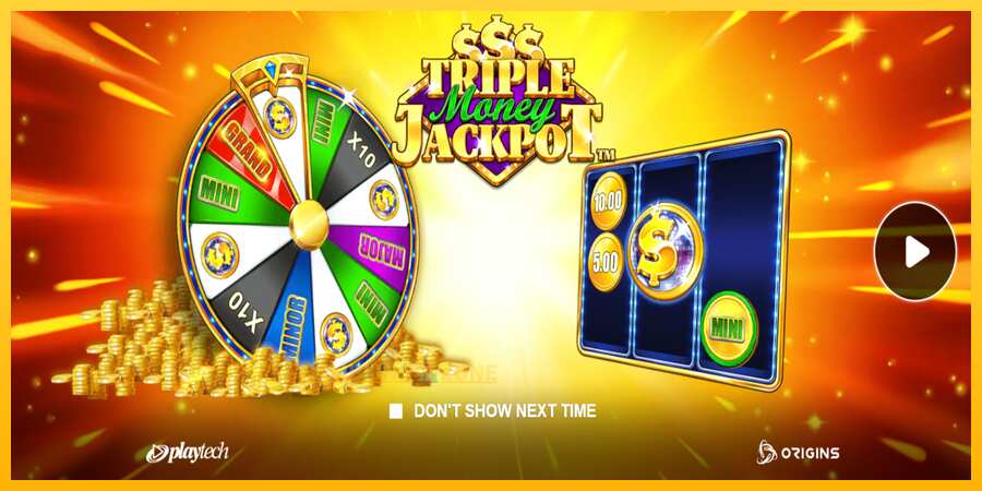 Aparaat Triple Money Jackpot - mäng päris raha eest, pilt 1