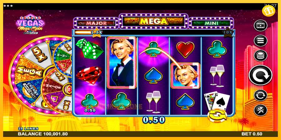 Aparaat Triple Vegas Mega Spin - mäng päris raha eest, pilt 4