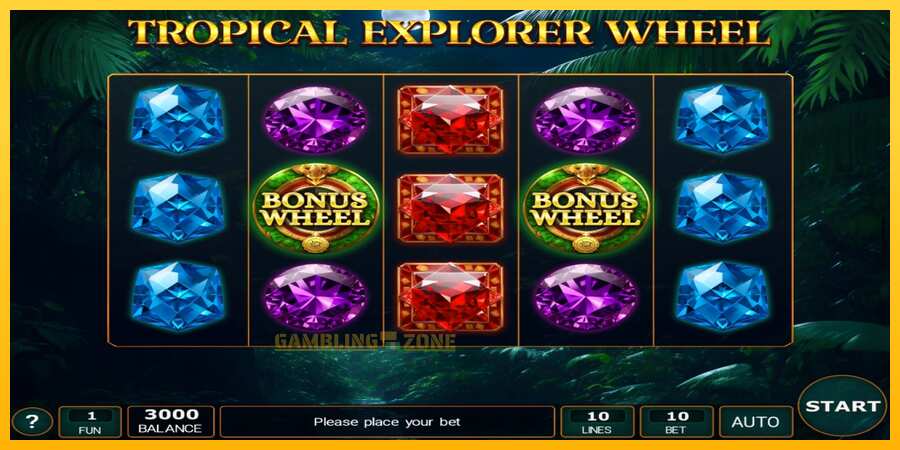 Aparaat Tropical Explorer Wheel - mäng päris raha eest, pilt 1