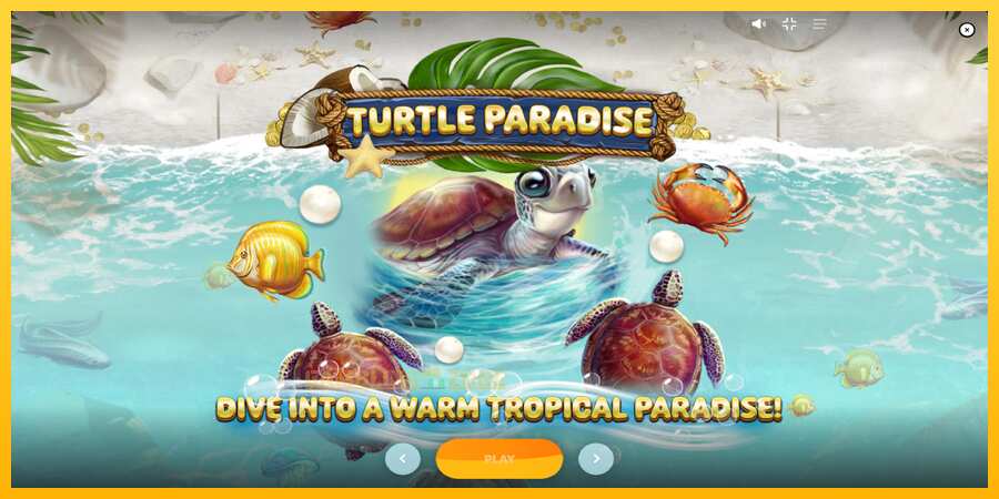 Aparaat Turtle Paradise - mäng päris raha eest, pilt 1