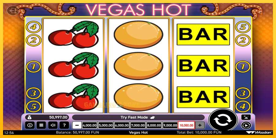 Aparaat Vegas Hot - mäng päris raha eest, pilt 3