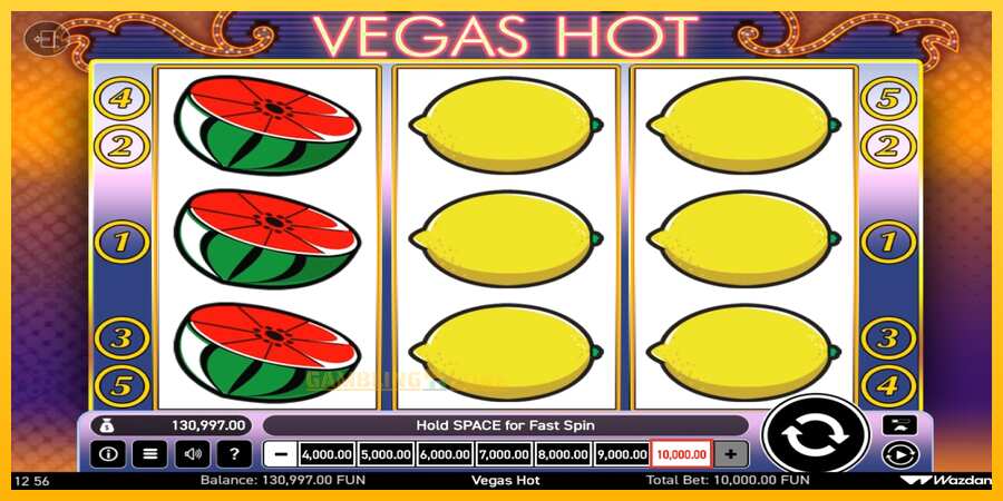 Aparaat Vegas Hot - mäng päris raha eest, pilt 4