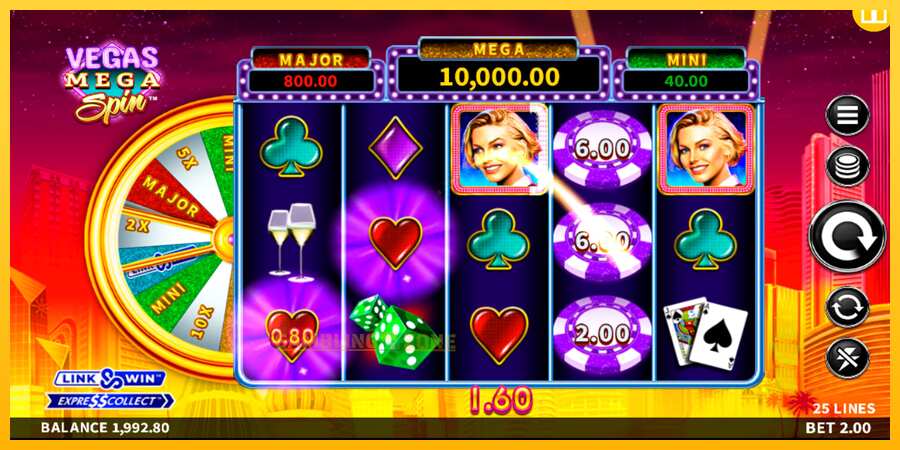 Aparaat Vegas Mega Spin - mäng päris raha eest, pilt 3