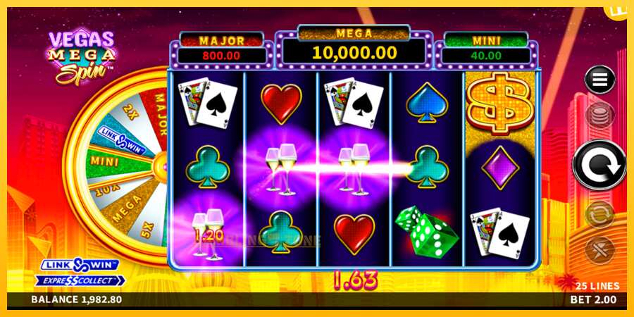 Aparaat Vegas Mega Spin - mäng päris raha eest, pilt 4