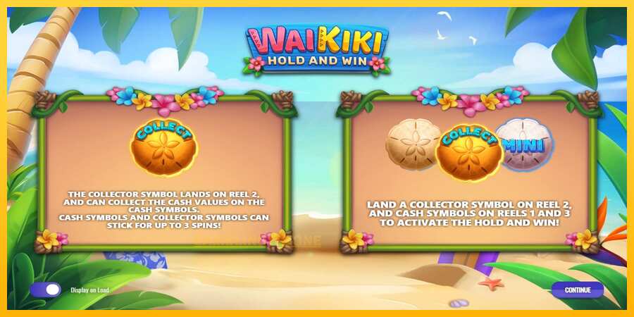 Aparaat Waikiki Hold and Win - mäng päris raha eest, pilt 1