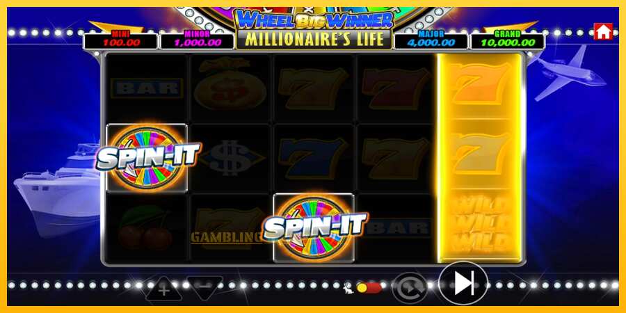 Aparaat Wheel Big Winner Millionaires Life - mäng päris raha eest, pilt 3