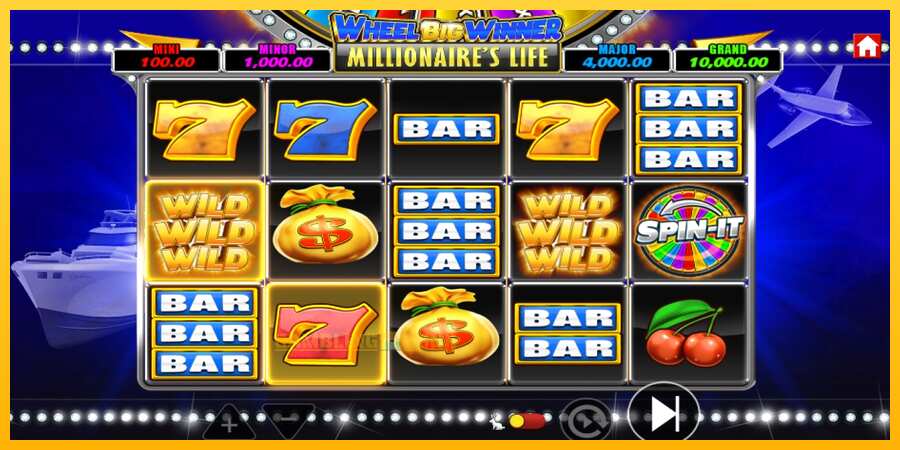 Aparaat Wheel Big Winner Millionaires Life - mäng päris raha eest, pilt 5