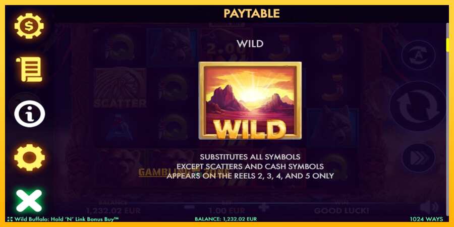 Aparaat Wild Buffalo Hold N Link Bonus Buy - mäng päris raha eest, pilt 5