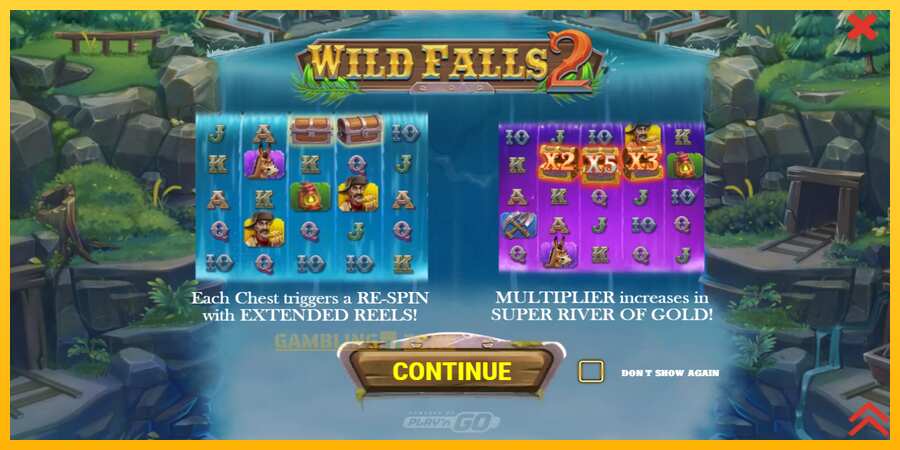 Aparaat Wild Falls 2 - mäng päris raha eest, pilt 1